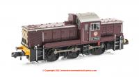 372-955SF Graham Farish Class 14 Diesel Locomotive number D9523 BR in Maroon with Wasp Stripes - Era 9